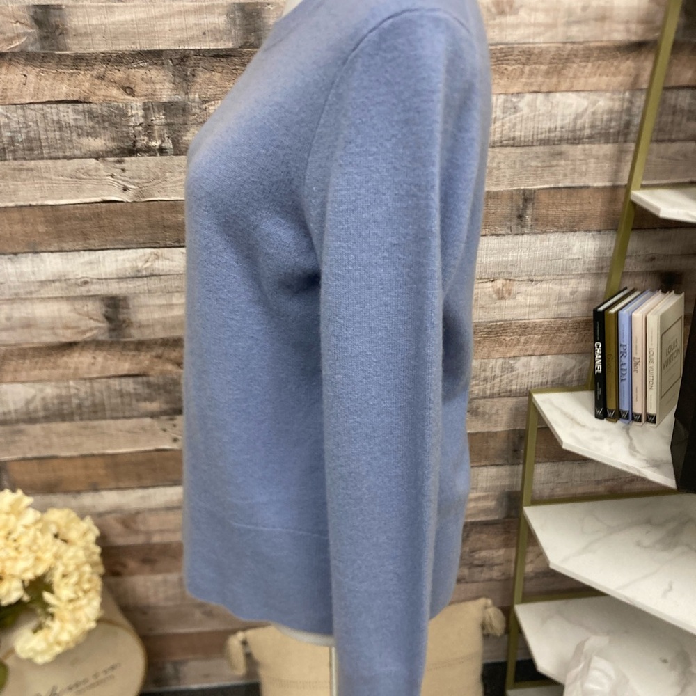 J. Crew Light Blue Cashmere Sweater - Picture 3 of 6